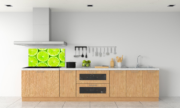 Pannello retrocucina in colore lime