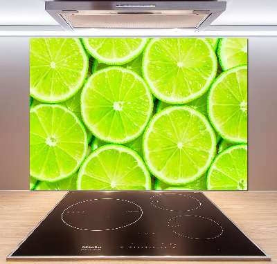 Pannello retrocucina in colore lime