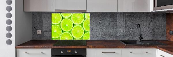 Pannello retrocucina in colore lime