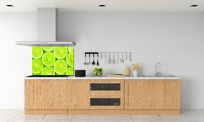 Pannello retrocucina in colore lime