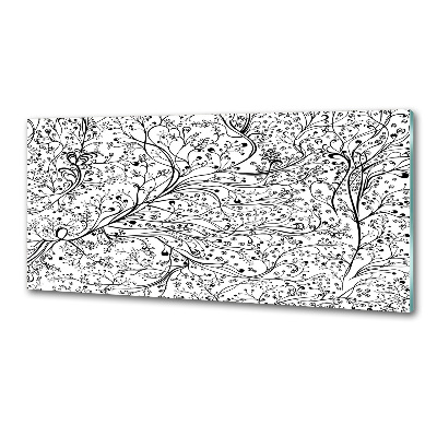 Pannello retrocucina con motivo di rami intrecciati