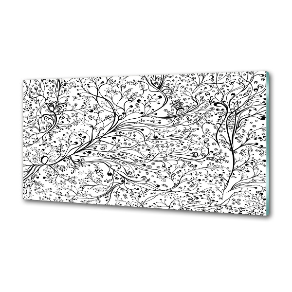 Pannello retrocucina con motivo di rami intrecciati