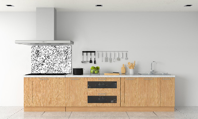 Pannello retrocucina con motivo di rami intrecciati