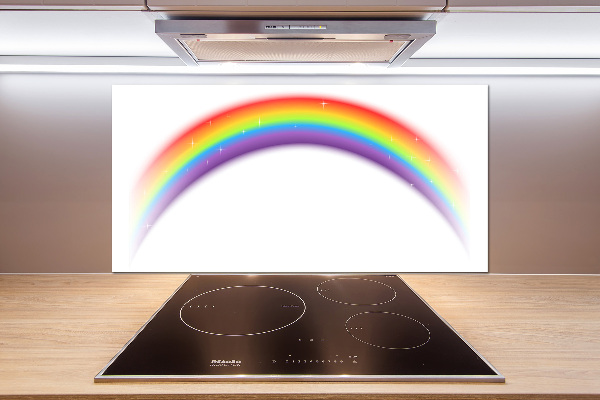Pannello retrocucina con motivo arcobaleno