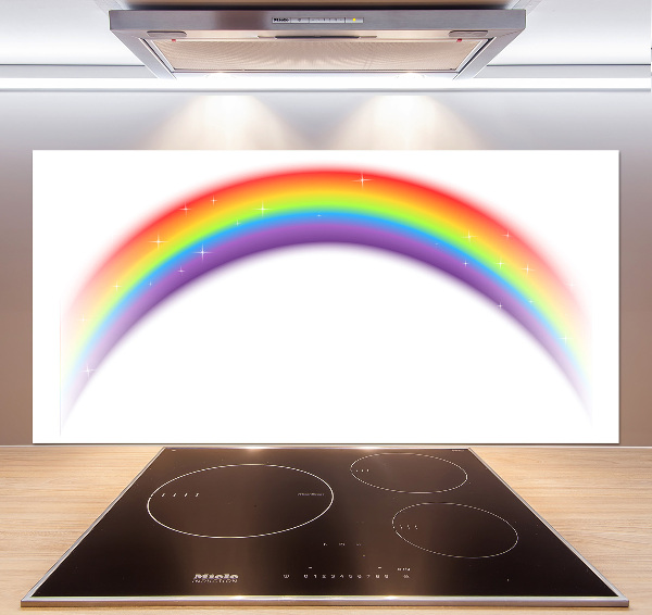 Pannello retrocucina con motivo arcobaleno