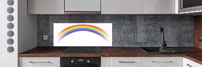 Pannello retrocucina con motivo arcobaleno