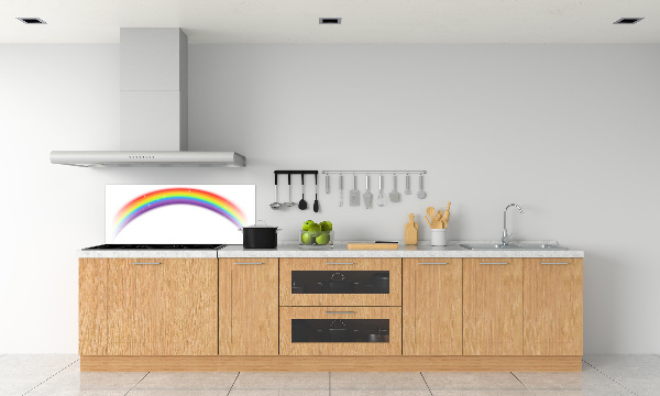 Pannello retrocucina con motivo arcobaleno