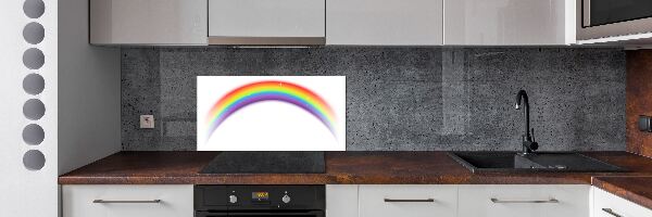 Pannello retrocucina con motivo arcobaleno
