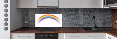 Pannello retrocucina con motivo arcobaleno