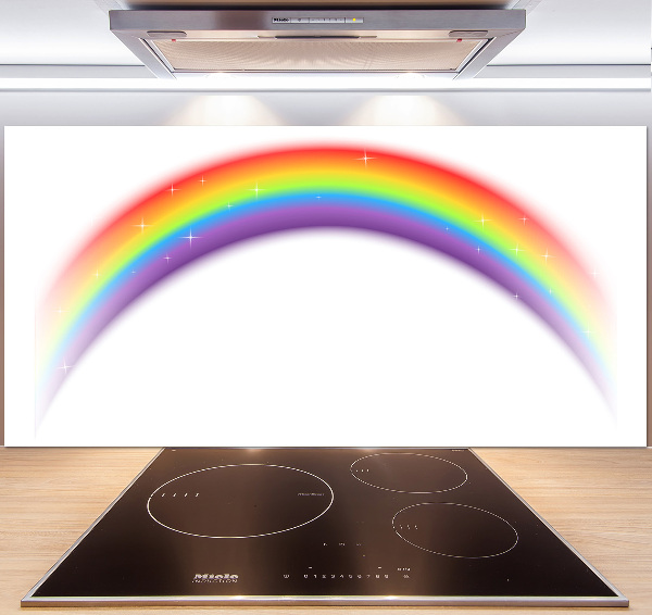 Pannello retrocucina con motivo arcobaleno