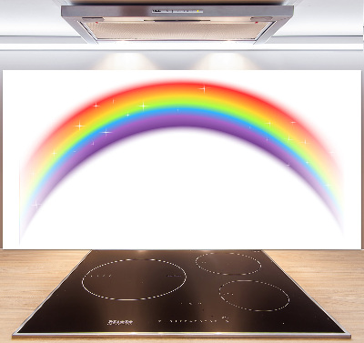 Pannello retrocucina con motivo arcobaleno