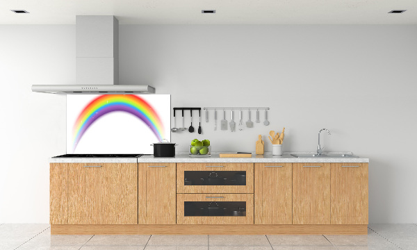 Pannello retrocucina con motivo arcobaleno