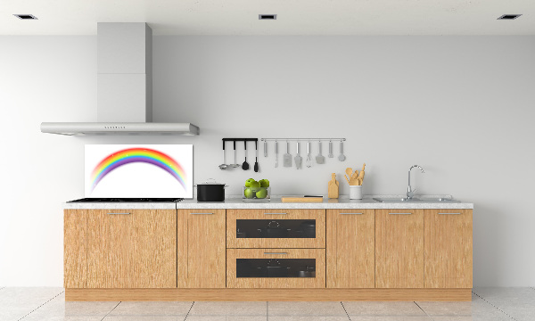 Pannello retrocucina con motivo arcobaleno