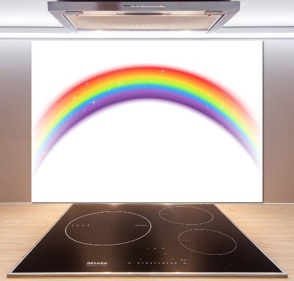 Pannello retrocucina con motivo arcobaleno
