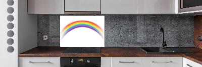 Pannello retrocucina con motivo arcobaleno