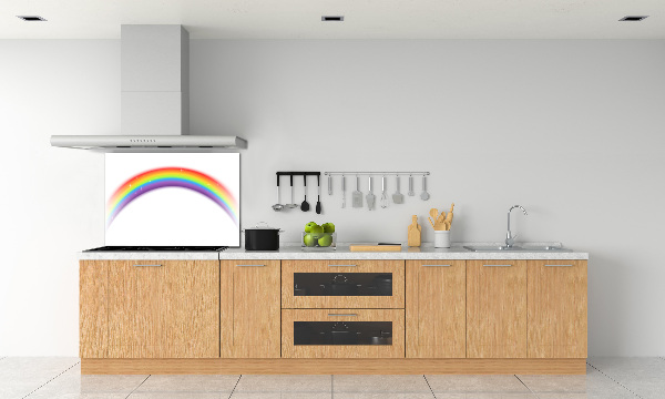 Pannello retrocucina con motivo arcobaleno