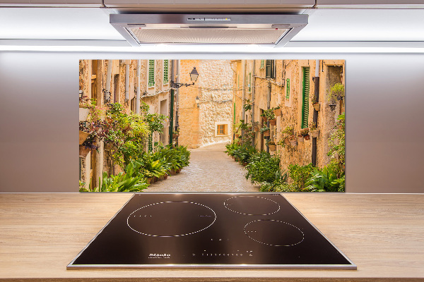 Rivestimento parete cucina con motivo 'Vie storiche'