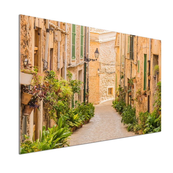 Rivestimento parete cucina con motivo 'Vie storiche'