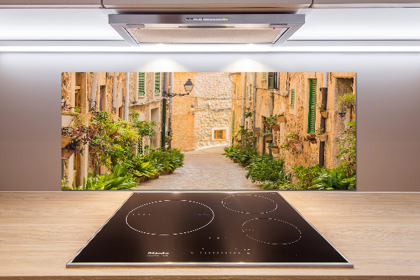 Rivestimento parete cucina con motivo 'Vie storiche'