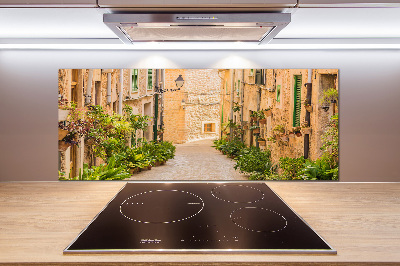 Rivestimento parete cucina con motivo 'Vie storiche'