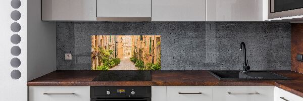 Rivestimento parete cucina con motivo 'Vie storiche'