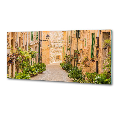 Rivestimento parete cucina con motivo 'Vie storiche'