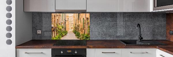 Rivestimento parete cucina con motivo 'Vie storiche'