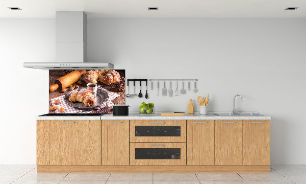 Rivestimento parete cucina con decoro a cornetti