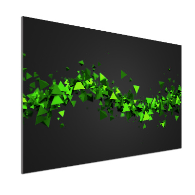 Rivestimento parete cucina con motivo a onde geometriche