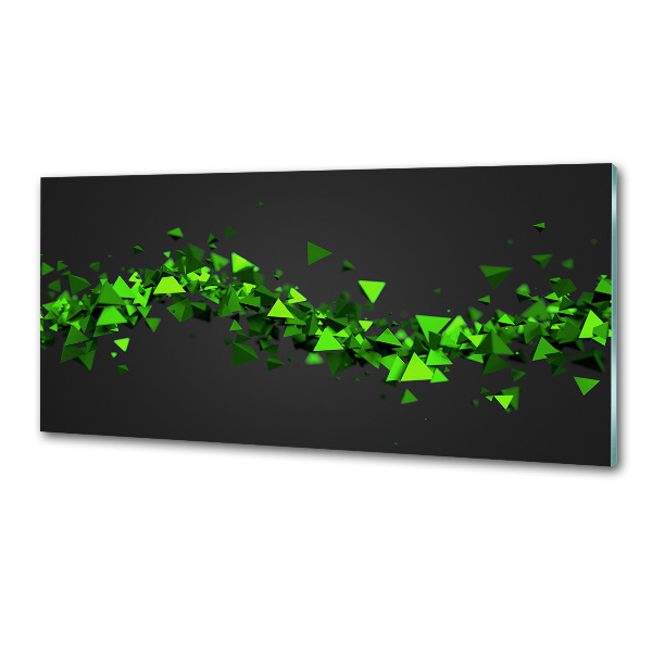 Rivestimento parete cucina con motivo a onde geometriche