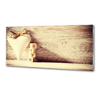 Pannello paraschizzi cucina con la scritta 