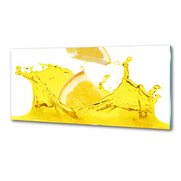 Pannello paraschizzi cucina con motivo a fette di limone