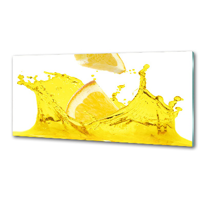 Pannello paraschizzi cucina con motivo a fette di limone