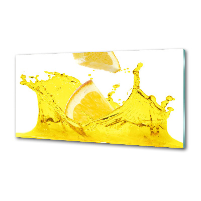 Pannello paraschizzi cucina con motivo a fette di limone