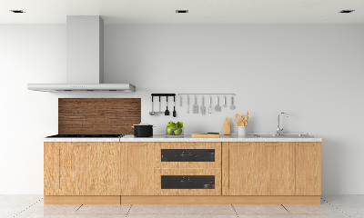 Rivestimento parete cucina con motivo effetto legno