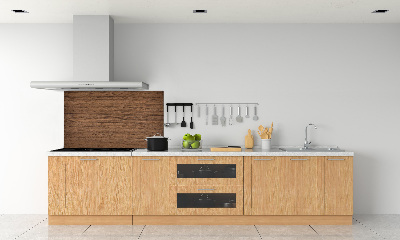 Rivestimento parete cucina con motivo effetto legno