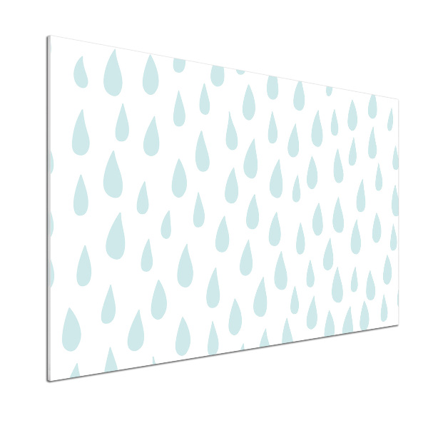 Pannello paraschizzi cucina con motivo a goccioline