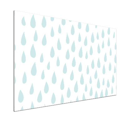 Pannello paraschizzi cucina con motivo a goccioline