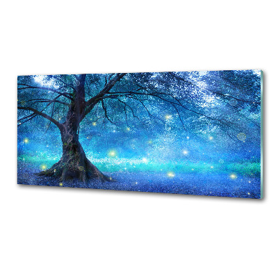 Pannello retrocucina con motivo Foresta misteriosa