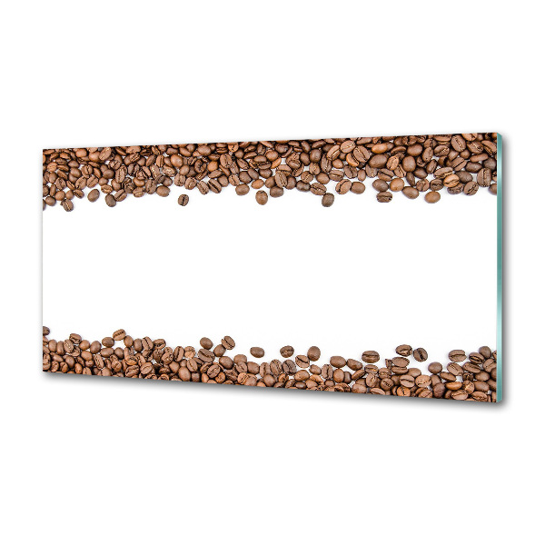 Rivestimento parete cucina con motivo a chicchi di caffè