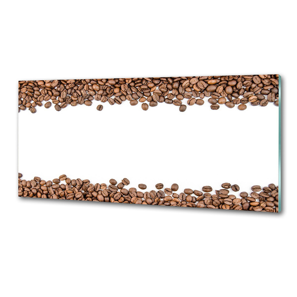 Rivestimento parete cucina con motivo a chicchi di caffè