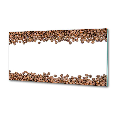 Rivestimento parete cucina con motivo a chicchi di caffè