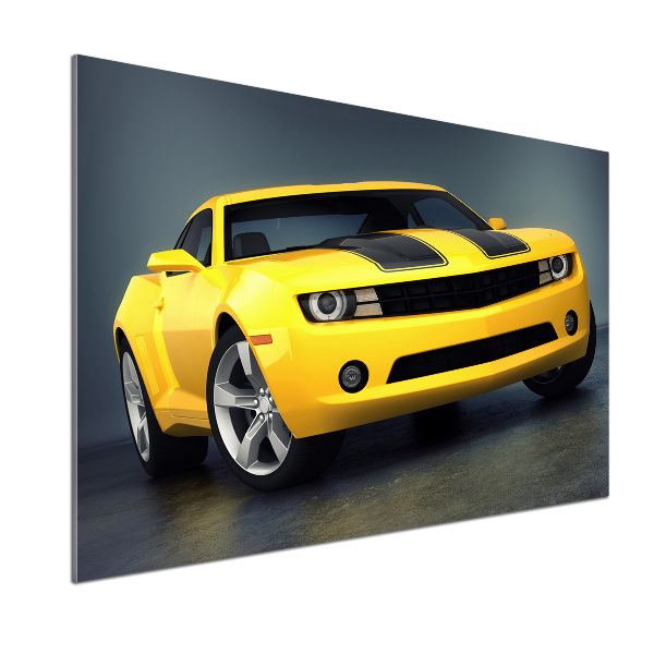 Pannello retrocucina con stampa a tema auto sportiva