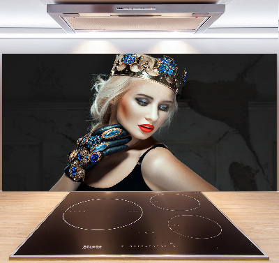 Rivestimento parete cucina con motivo 