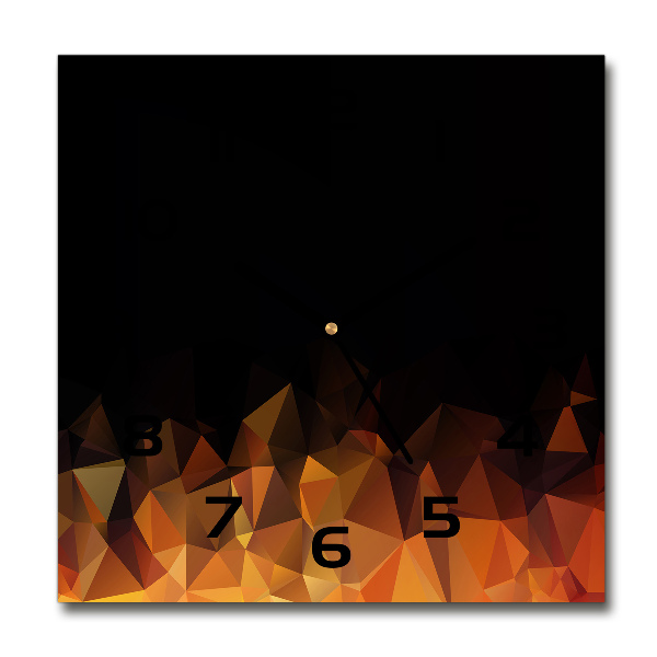 Orologio da parete quadrato con motivo astratto