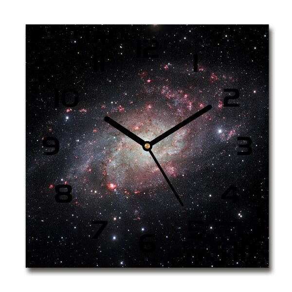Orologio quadrato con quadrante dal motivo Nebulosa
