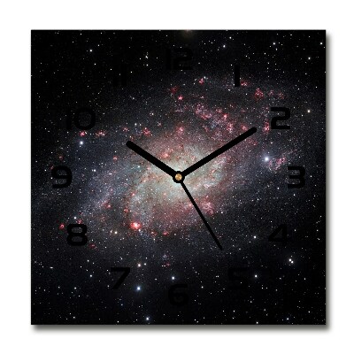 Orologio quadrato con quadrante dal motivo Nebulosa