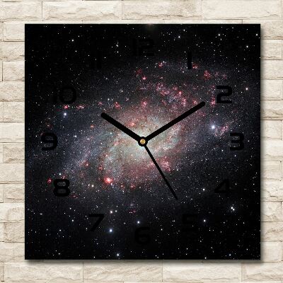 Orologio quadrato con quadrante dal motivo Nebulosa