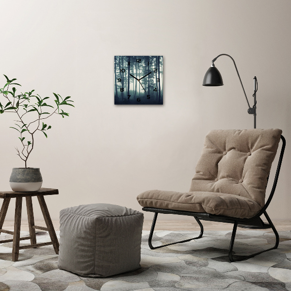 Orologio da parete quadrato con motivo 