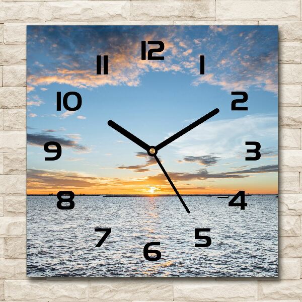 Orologio quadrato con quadrante 